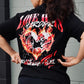 "Love Hits Harder..." Oversized Tee